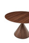 Branden Walnut Wood Effect Top Round Dining Table