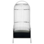Eliza Silver Finish Dome Cage Chair