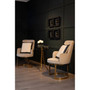 Eliza Beige Velvet Dining Chair