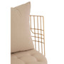 Mantis Gold Finish Chair with Cushion Mantis Gold Finish Chair with Cushion