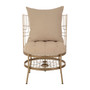 Mantis Champagne Gold Finish Chair