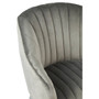 Louxor Grey Fabric Armchair
