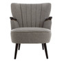 Hampstead Grey Fabric Armchair