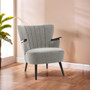 Hampstead Grey Fabric Armchair