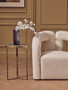 Vizzini Round Agate Side Table