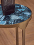 Vizzini Round Agate Side Table