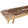 Relic Petrified Wood Console Table