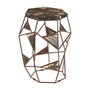 Relic Side Table with Asymmetric Frame