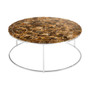 Relic Round Coffee Table / Agate Stone Top
