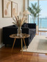 Relic Low Side Table With Agate Stone Top