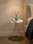 Vizzini Marble And Agate Round Side Table