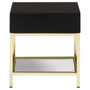 Kensington Townhouse Black and Gold Side Table