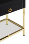 Kensington Townhouse Black and Gold Side Table