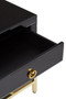 Kensington Townhouse Black and Gold Side Table