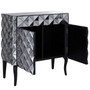 Soho Silver Finish Cabinet