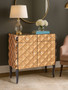 Soho 2 Door Copper Finish Cabinet