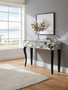 Soho Smoke Glass Two Drawer Console Table