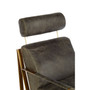 Hoxton Ebony Leather Lounge Chair