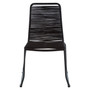Sisal Black Rope Chair