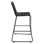 Sisal Black Rope Bar Chair