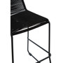 Sisal Black Rope Bar Chair