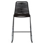 Sisal Black Rope Bar Chair