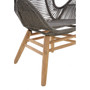 Sisal Grey Rope Lounge Chair & Footstool
