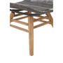 Sisal Grey Rope Lounge Chair & Footstool