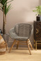 Sisal Grey Rope Armchair