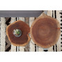Nandri Round Acacia Wood Bar Stool