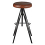 Nandri Round Leather Stool