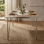 Nandri Slatted Teak Wood Dining Table