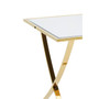 Reena Gold Finish Side Table