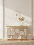 Rio Gold and Mirror Console Table