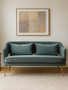 Hendricks 2 Seater Dusky Blue Velvet Sofa