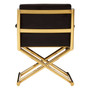 Hendricks Black Velvet Chair