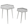 Halle Set Of 2 Hexagonal Side Tables