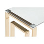 Allure Gold Finish Square Legs Console Table Allure Gold Finish Square Legs Console Table