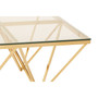Allure Gold Spike Triangles Coffee Table