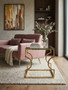 Allure Curved Frame End Table