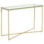 Allure Cross Base Console Table