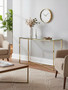 Allure Cross Base Console Table