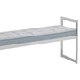 Allure Powder Blue / Silver Finish Bench