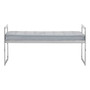 Allure Powder Blue / Silver Finish Bench