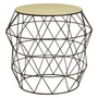 Corina Ivory Top Side Table