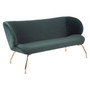 Kolding 2 Seat Green Sofa