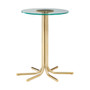 Miley Side Table with Glass Top