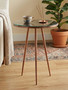 Akola Copper Finish Side Table