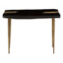 Asamra Console Table with Black Top