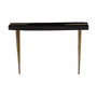 Asamra Console Table with Black Top